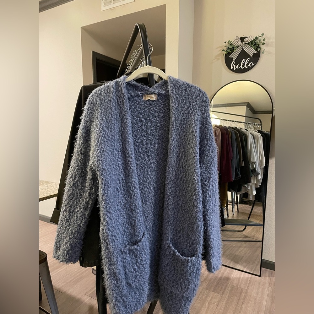 Altar’d State Blue comfy cardigan